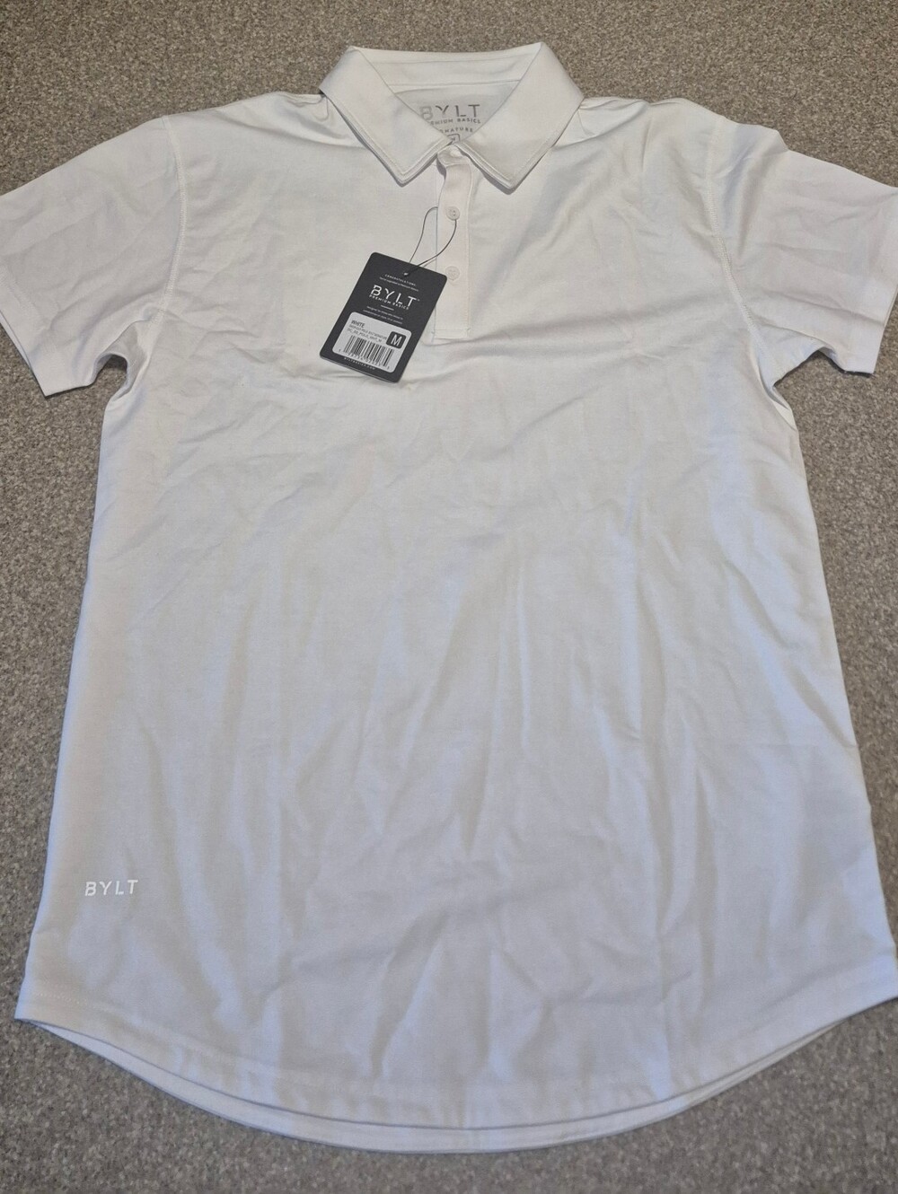 Mens Nwt Bylt Polo Size Medium